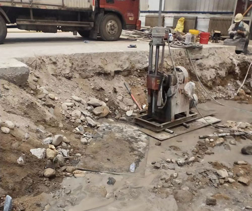 昌江公路下沉压浆